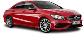 Mercedes Benz CLA 250 Coupe kubek z Mercedesem CLA