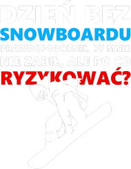 snowboarding. Prezent dla snowboarding. Deska snowboarding