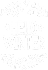 Napis Hello Winter - Boże Narodzenie - Wigilia - choinka - święta - damska koszulka