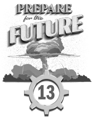 Grzyb atomowy - schron - retro - Prepare for the future - Metro - Fallout - Wasteland - damska koszulka