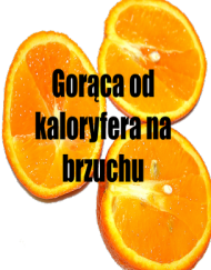 kubek Gorąca od kaloryfera na brzuchu