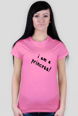 Koszulka ,, I am a princess'' - Banalny Sklep