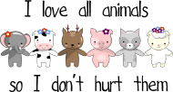 I love animals