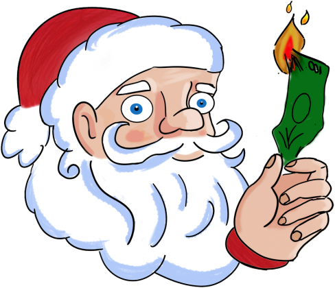 Świąteczna koszulka damska|Mikołaj