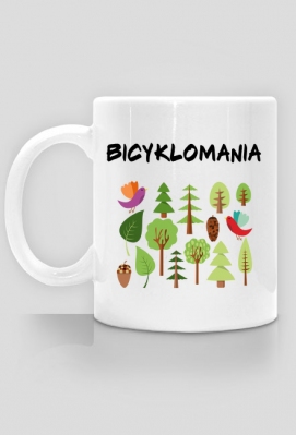 Kubek Grupowicza "rower i las " - Bicyklomania sklep grupowy