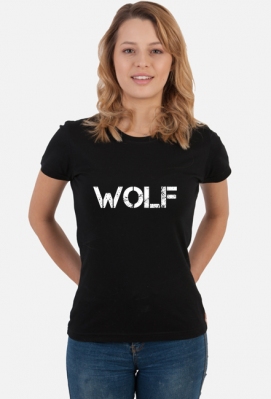 Koszulka "WOLF" damska - tomasz. WOLF. klemczak