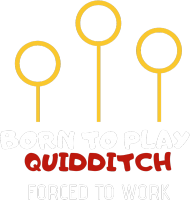 Born to Play Quidditch- torba czarna