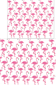 Komin - flamingi - komin z nadrukiem z flamingami