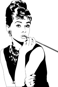 Audrey Hepburn - eko torba z podobizną aktorki
