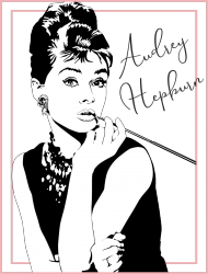 Audrey Hepburn - damska bluza z kapturem z Audrey Hepburn