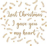 Last Christmas I gave you my heart - świąteczny kubek