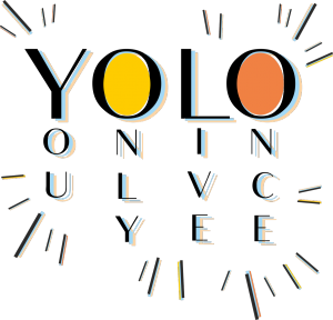 YOLO you only live once  - bluza męska z kapturem - nadruk