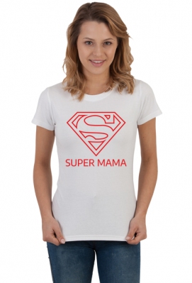 Super Mama - koszulka dla mamy na Dzień Matki - Spoko - odzież i gadżety z nadrukiem
