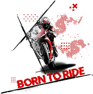 Koszulka moto born to ride