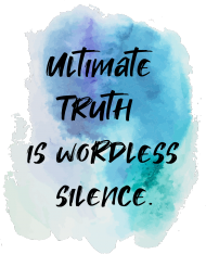 Koszulka Damska "Ultimate Truth is Wordless Silence"