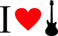 I love guitar - kubek z nadrukiem