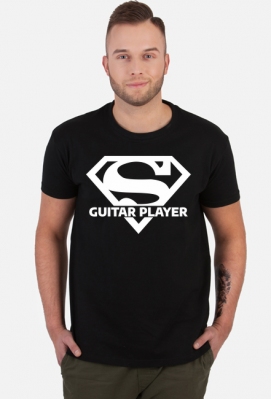 Superman Gitarzysta - Super Guitar Player - koszulka gitarzysty - gitarmaniak