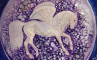 "SPIRIT OF HORSE - AMETHYST PEGASUS JAMINI -© DH - POSTER KALENDARZ 2021