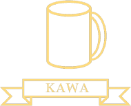 Koszulka "Kawa" damska, złoty napis