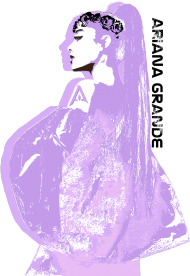 inspired by ariana grande ♡ new collection for ari fans - queen of violet - koszulka unisex