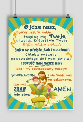 Ojcze nasz - dla dzieci - Miryam sklep chrześcijański
