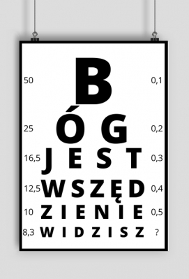 Bóg jest wszędzie - Miryam sklep chrześcijański