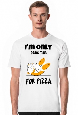 I'm only doing this for pizza - Cool monkey