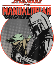 Star Wars The Mandalorian Mando and the Child Retro