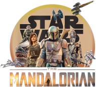 Star Wars The Mandalorian Mash Up Poster
