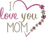 Plakat na dzień matki - I love you mom