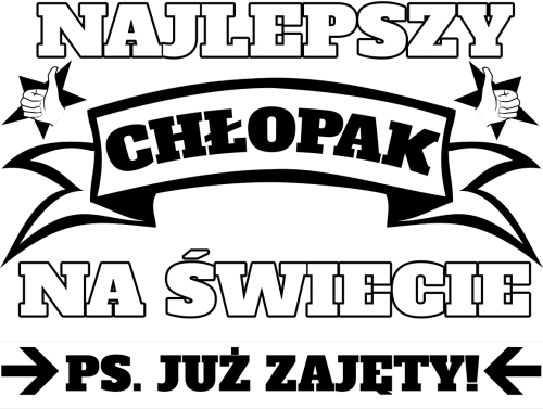 Najlepszy chłopak na świecie - bluza męska z kapturem