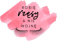 Torba "Robię rzęsy a nie wojnę"