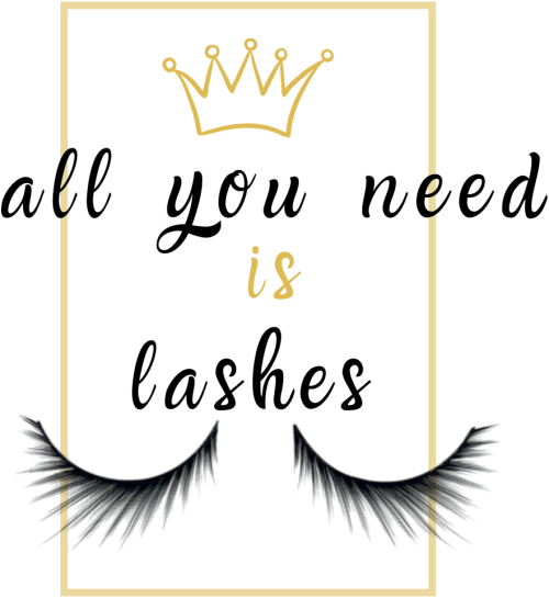 Bluza "All you need is lashes"
