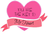 Kubek "You are the key to my heart"