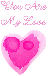 Czapka z daszkiem "You Are My Love"