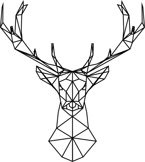Jeleń - Czarny - Bluza - Damska