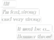 Hammer throw/ rzut młotem