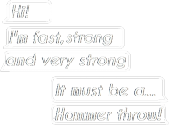 Hammer throw/ rzut młotem