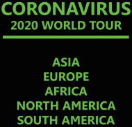 Żonobijka CORONAVIRUS 2020 WORLD TOUR