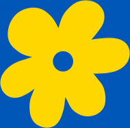 torba z żółtym retro kwiatem - Ukraina