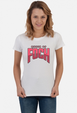 koszulka z nadrukiem queen of foch - Urban Rose