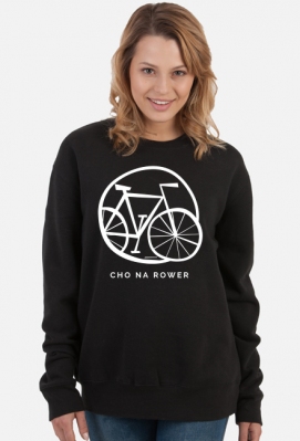 bluza z nadrukiem cho na rower - Ciocia Hela