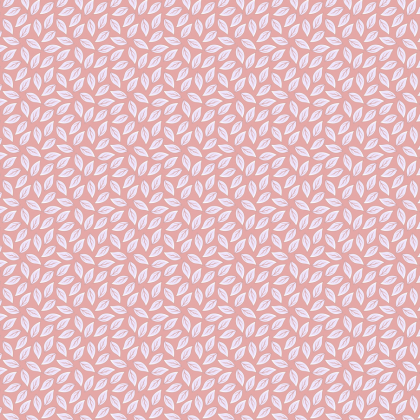 jasno różowy plecak z nadrukiem w drobne białe liście