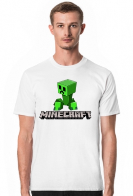 Minecraft creeper koszulka męska - PLAYERS STORE