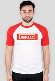 DANSKY logo, baseball t-shirt