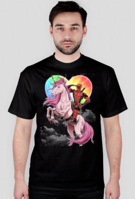Deadpool on Unicorn Męska - Niepoprawny