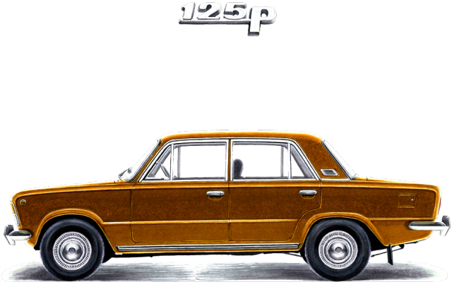 Krótki rękaw - 1967 FSO FIAT 125P