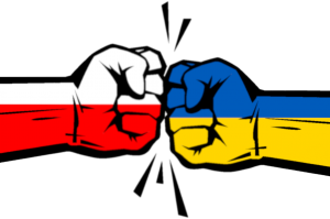 koszulka wolna ukraina polska ukraina sojusz męska - nadruk