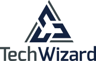 TechWizard - V-neck męski biały