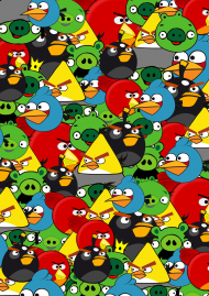 Maseczka Angry Birds idealna dla dzieci